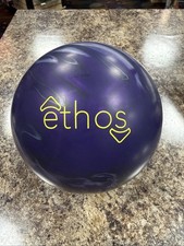 15lb NIB Brunswick Ethos Hybrid Black/Purple/Grey Bowling Ball NEW Undrilled