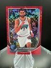 2025-26 Bowman Basketball Chrome #BCV-200 Santi Aldama RED X-FRACTOR #ED 1/5
