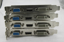 lot of 4 EVGA NVIDIA GeForce GT 210 1GB DDR3 01G-P3-1313-KR Video Card