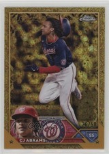 2023 Topps Gilded Collection Gold Mini-Diamond Refractor 26/50 CJ Abrams 0m0