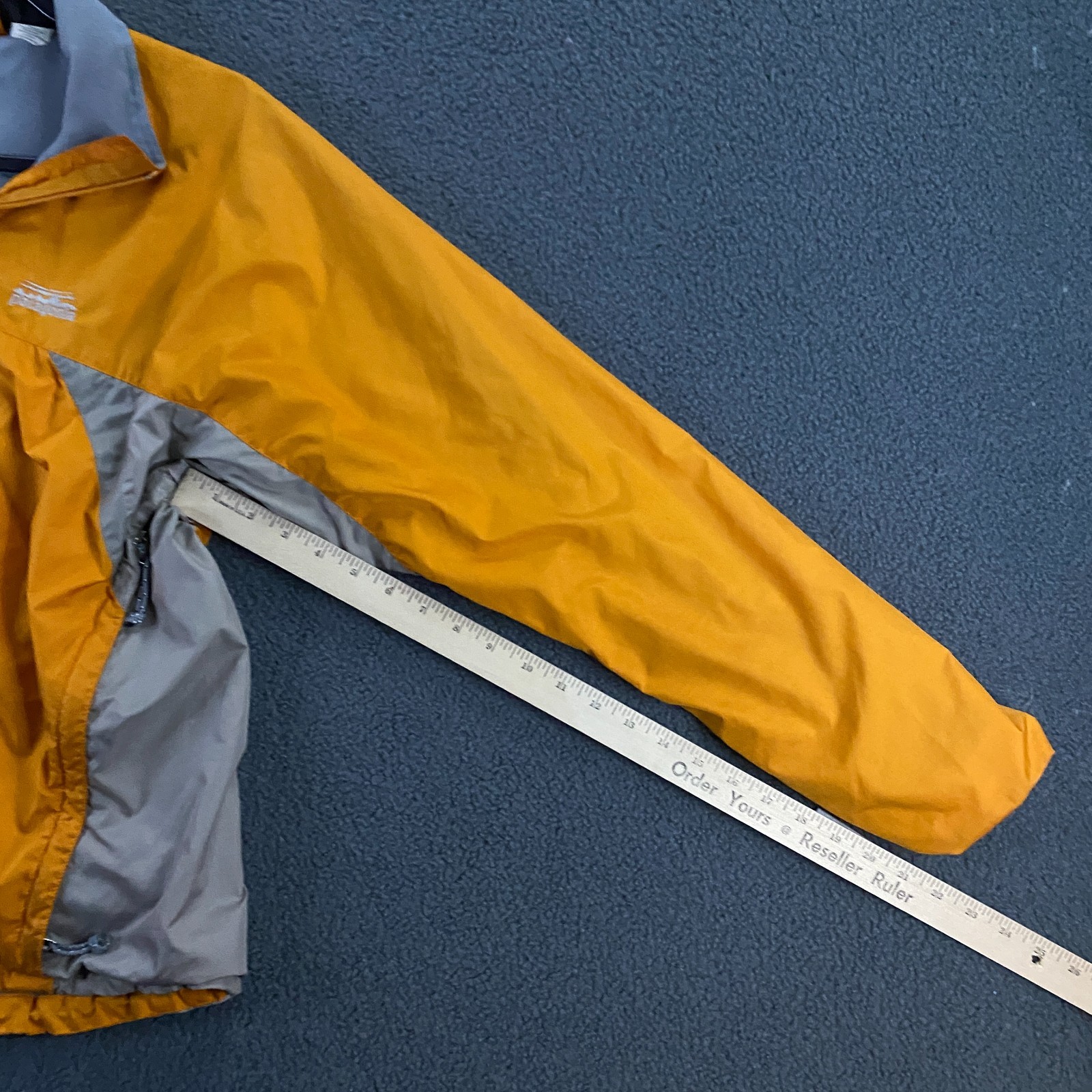 Patagonia Zephur Jacket Womens Medium Windbreaker Fleece Lined Orange Vintage thumbnail 13