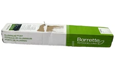 Barrette Outdoor Living Aluminum Post 39" 73043046 Deck Railing Fence Kit Set