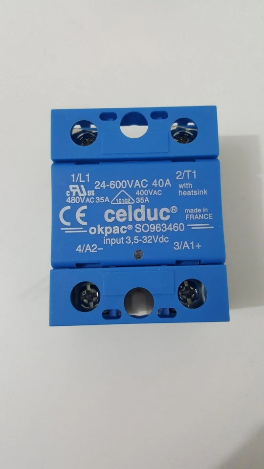 for Celduc Okpac Solid State Relay SO965460 50A/24-600VAC 963460 SO867070 PLC - Image 2 of 4