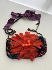 Limited Edition Lanvin x H&M Floral Shoulder HandBag - Pre-Loved