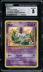 Mew 53/108 Evolutions League Challenge Promo Holo