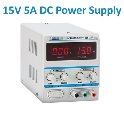 Electroplating Machine 15V 5A DC Power Supply Jewelry Silver Gold Plating Tool
