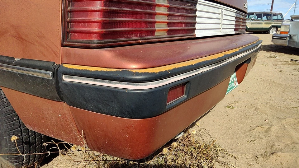 1985 - 1987 庞蒂亚克 Sunbird 后保险杠盖组件 Oem 后棕色 10026826 — 第 4/4 张图片