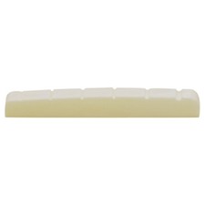 Bone Guitar Nut 6 String Pre-Slotted Nut for Strat Tele Guitar White 42 x 6 x3mm