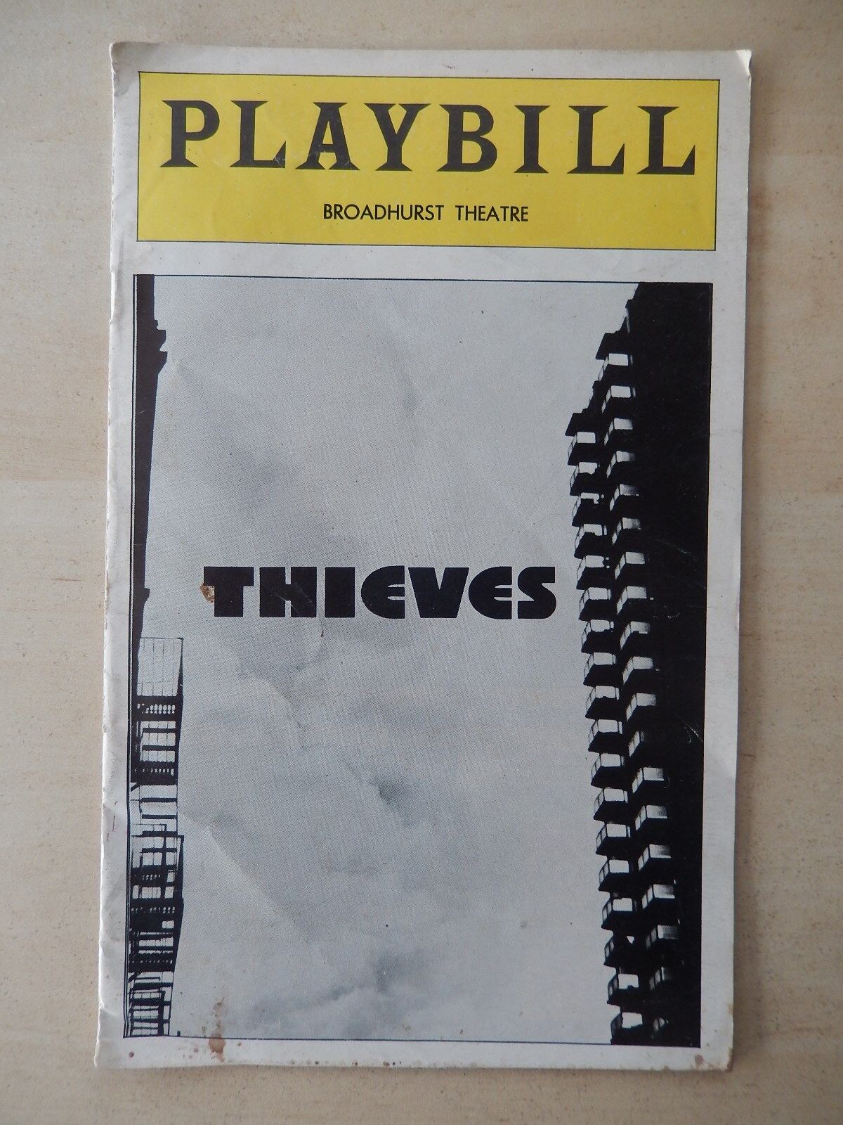 July 1974 - Broadhurst Theatre New products Louisville-Jefferson County Mall world's highest quality popular Thomas Marlo Thieves Playbill