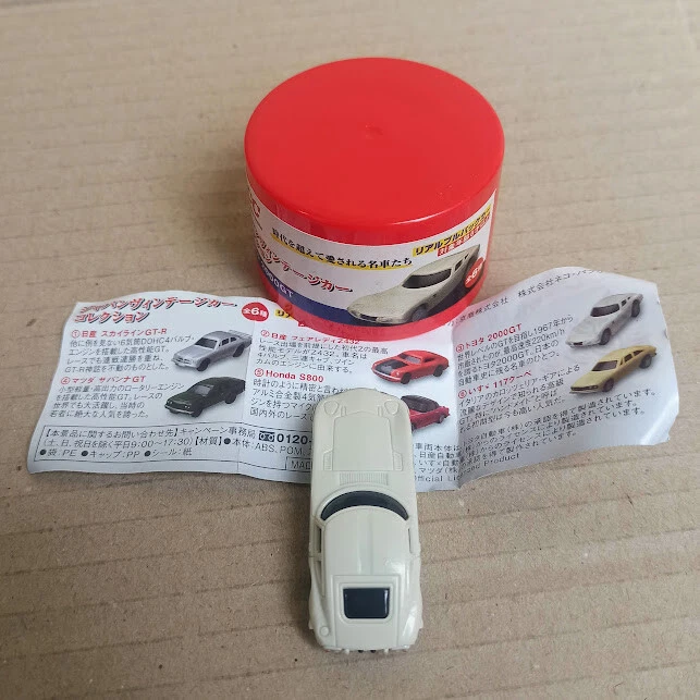 Toyota 2000GT 1967 Blanco Escala 1/100 Caja Mini Coche Pantalla Diecast UCC Japón JDM Foto 4 de 4