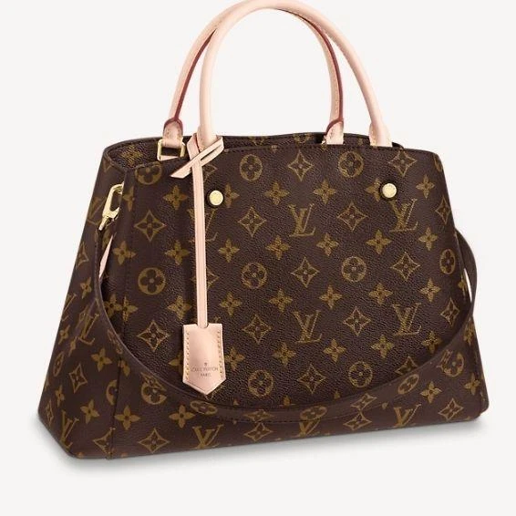 Louis Vuitton Tote bag Montaigne MM M41056 Monogram 2way Brown w/storage  bags