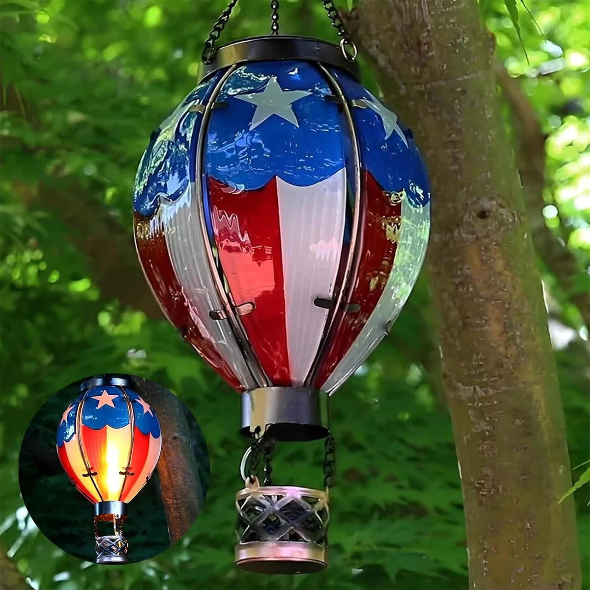 Solar powered balloon lights deals
