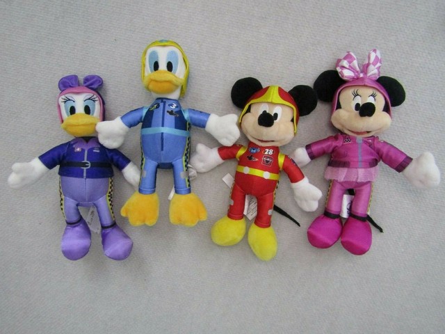 Disney Mickey Mouse & The Roadster Racers Plush Stuffed Minnie Daisy Donald 10
