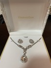 Charter Club Silver-Tone Crystal Pendant Y-Necklace & Stud Earrings Boxed Set — photo 2
