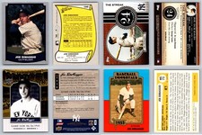 Joe DiMaggio 4 Card Lot - New York Yankees National Baseball Hall of Fame HOF