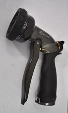 Automan Garden Hose Nozzle Trigger Charcoal Finish 7 Mode Spray Settings