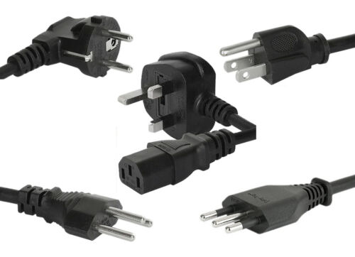 IEC 60320 C13 auf BS 1363, CEE 7/7, SEV 1011, CET 23-50, NEMA 5-15P Netzkabel - Bild 1 von 9