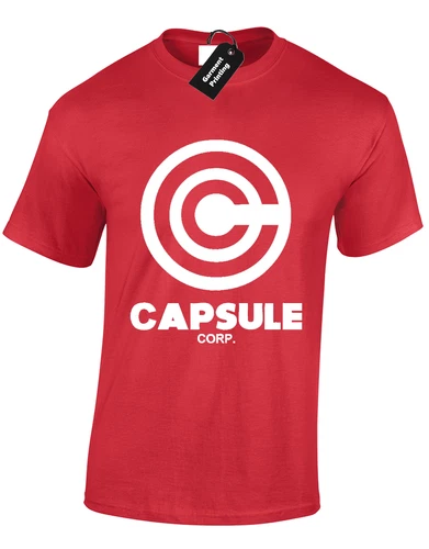 Capsule Corp Dr Brief Z Fighters Goten Trunks Anime Unisex T-Shirt - Picture 7 of 9