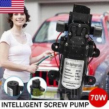 12V DC Self Priming Water Pressure Diaphragm Pump 1.5GPM 130 PSI Caravan/Marine