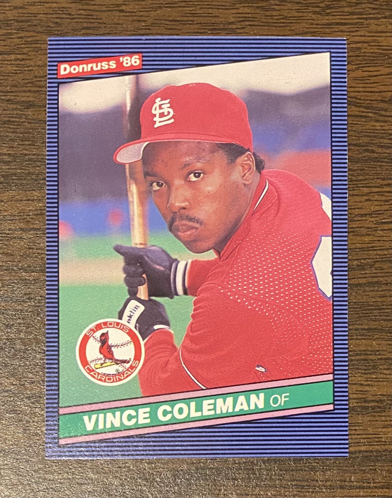 LOT OF 9 DIFFERENT VINCE COLEMAN 1986 ROOKIE BASEBALL CARDS ST. LOUIS