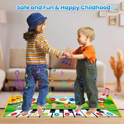 Children's Piano Music Blanket Interactive Early Education Dance Mat A Variety