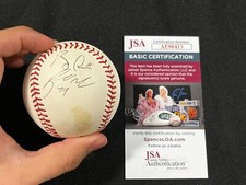BRANDON MOSS + 1 OTHER HAND SIGNED AUTO MAJOR LEAGUE BASEBALL JSA/COA AA 11122C