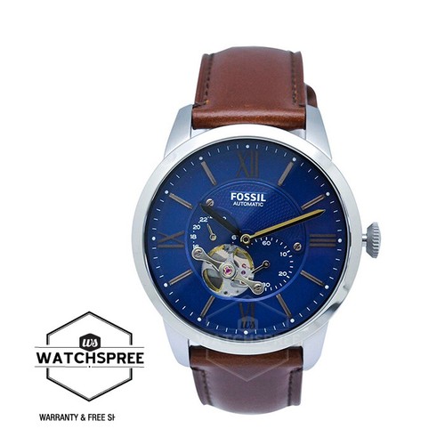Fossil Townsman Automatic Brown Leather 