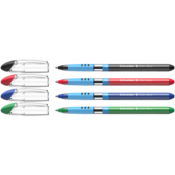 Schneider Slider Basic XB Kugelschreiber schwarz blau rot grün Farbe wählbar