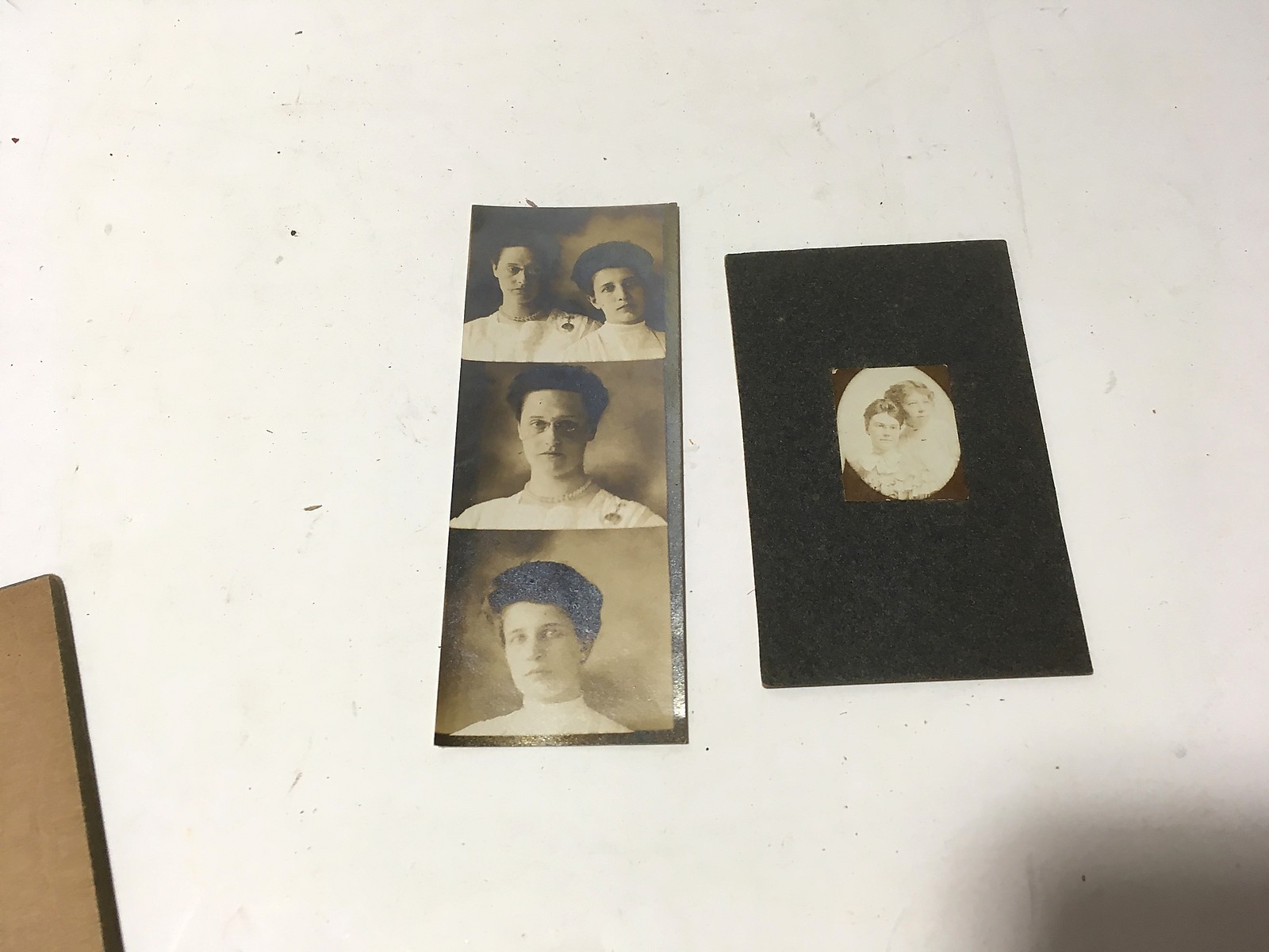 LOT ANTIQUE VTG Photos CDVs Cabinet Portrait EARLY 1900's SISTER FAMILY ...