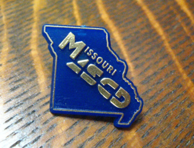 Missouri ASCD Lapel Pin - Vintage Association Supervision Curriculum Development