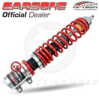 StoßDäMpfer Vorne Rot Carbone Hi-Tech Verstellbar Vespa Px 125-150 2004