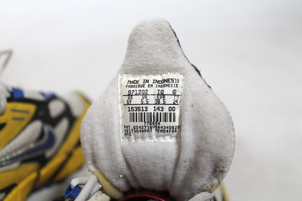Vintage Nike Air Max Triax Series Womens Shoes Yellow 1998 Size US6 ...