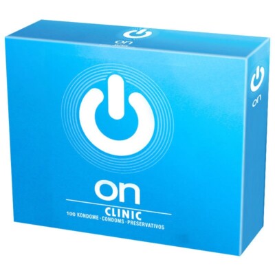 ON Clinic Non Lubricated Condoms 100 Pack 52mm | eBay