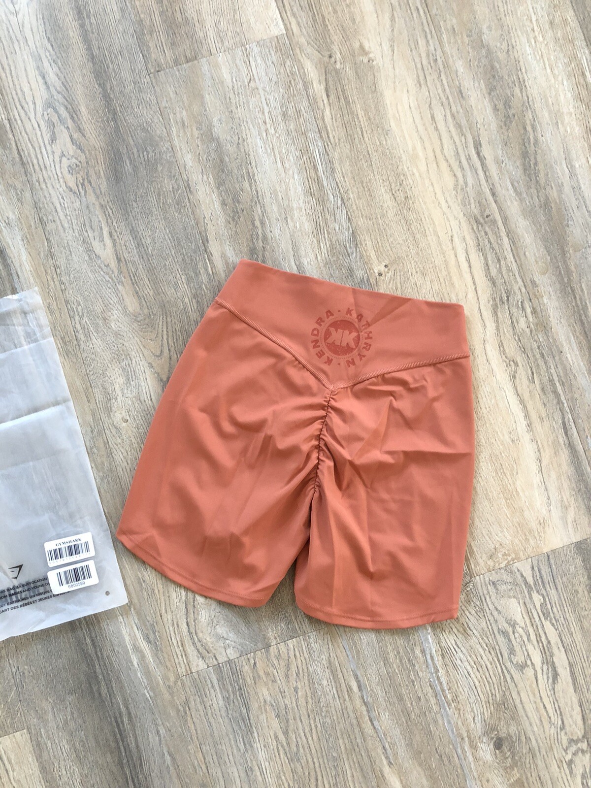 Gymshark KK Fit Shorts Small Earth Orange NEW | eBay