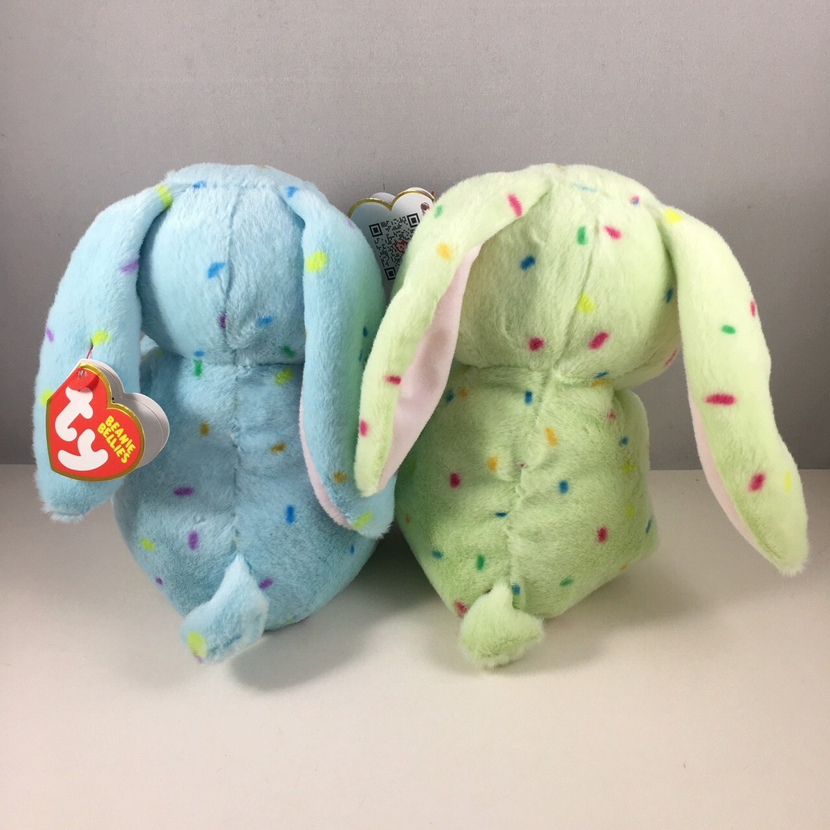 Ty Beanie Bellies - SET of 2 (SKIPPY & FERN) Easter Bunny Rabbits