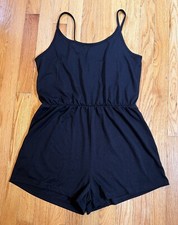 SHEIN WOMENS BLACK ROMPER SIZE M NWOT