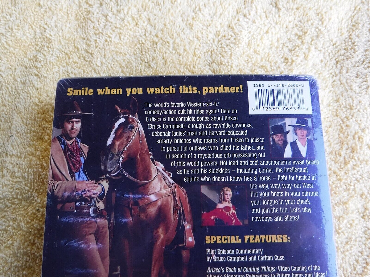 NEW/SEALED DVD SET! ADVENTURES OF BRISCO COUNTY JR. COMPLETE