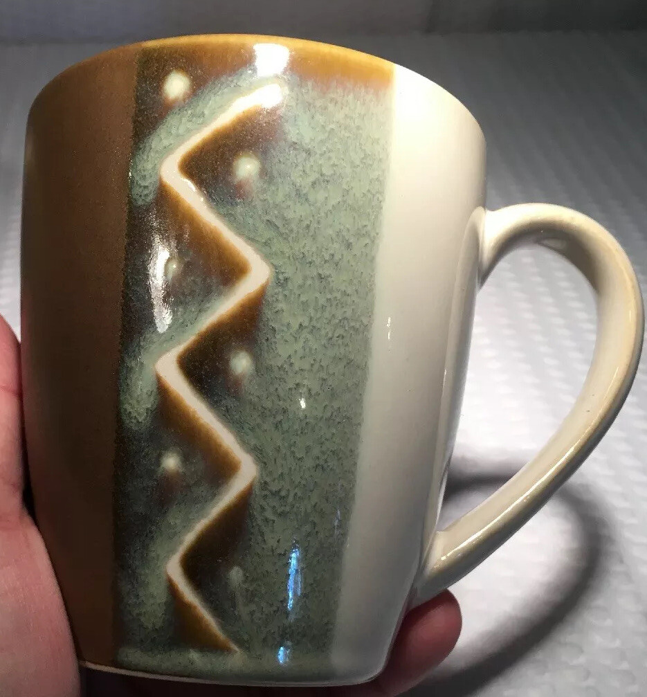 sangoです！ Lot Of 2~ Sango Zig Zag 4012 ZIGZAG Cream Brown Green Coffee