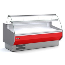 SERVE OVER MEAT CURVED COUNTER FRIDGE-2oC  WITH UNDERSTORAGE  2025mm £2749+VAT