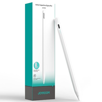 Joyroom aktiver kapazitiver Eingabestift mit 4 austauschbaren Spitzen iPad aufsteckbar