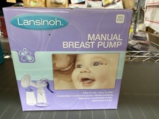 Lansinoh Manual Breast Pump, Lightweight, Discreet, New in Box