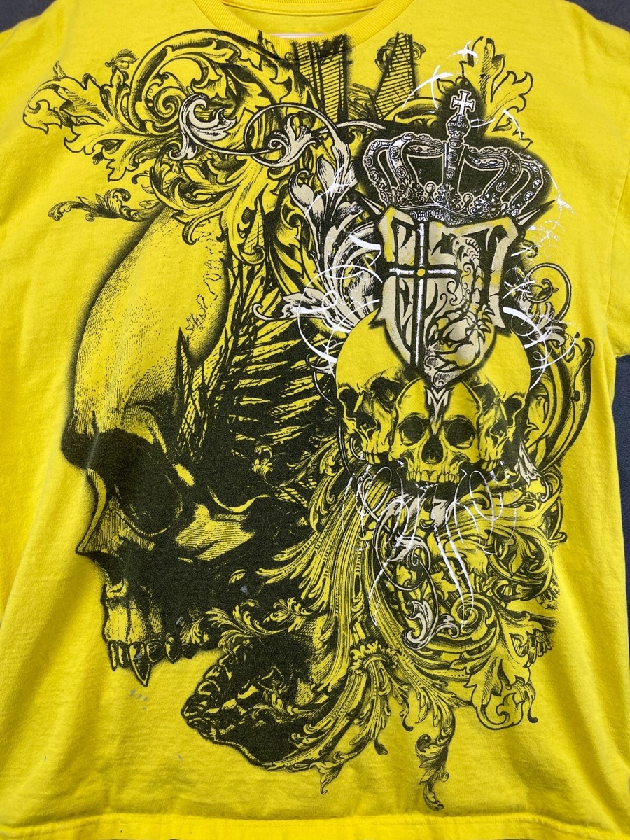 SCARS logo T-SHIRTS イエロー XXLサイズ　ステッカー付き SCARS '' Official Logo T-shirt '' □再入荷なし | STICKY ONLINE