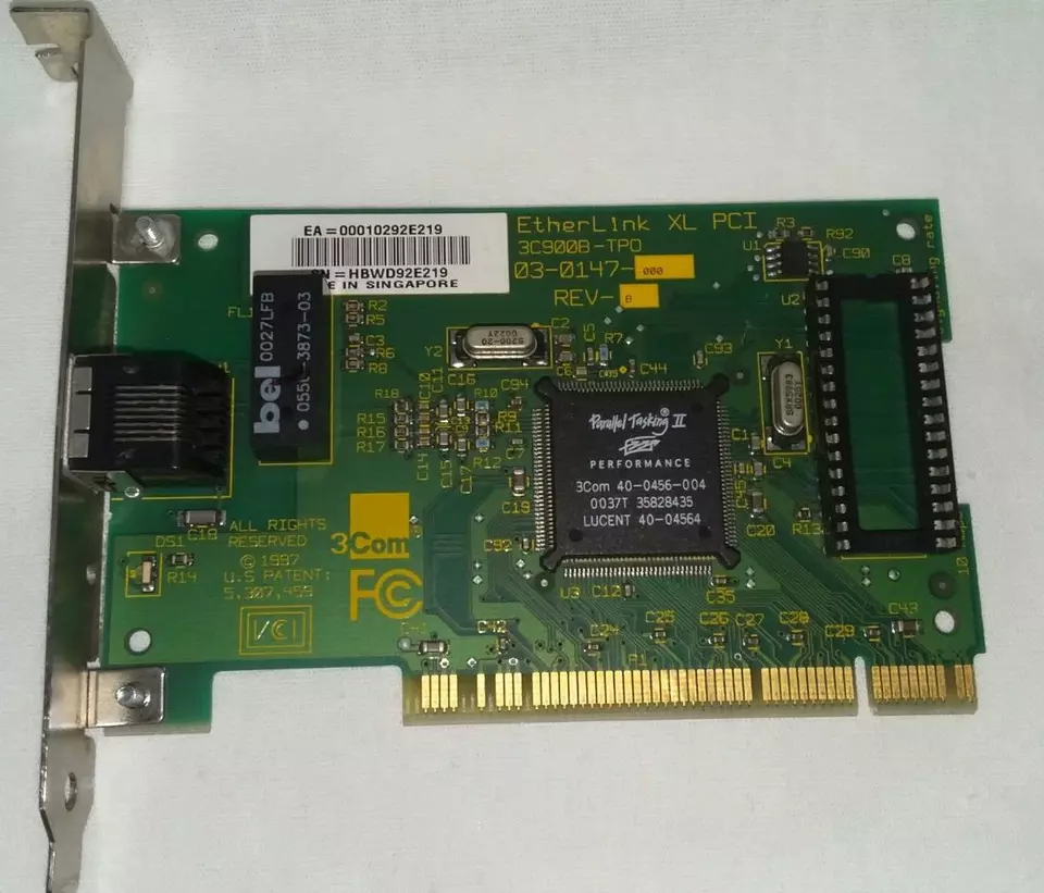 3Com Etherlink XL PCI 3C900B-TPO 03-0147-000 REV.B - Image 2 of 4