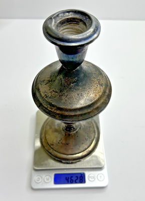 Gorham Towle Sterling Silver candlesticks Set 2 Weighted  display picture 1