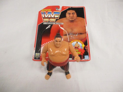 Vintage Hasbro WWF Yokozuna w/Card 1993 Action Fig...