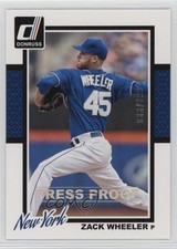 2014 Panini Donruss Press Proof Silver /199 Zack Wheeler #166 sh7
