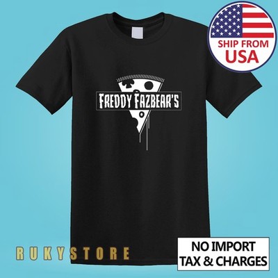Freddy Fazbear s Pizza 1983 Five Night Freddy Game Men's Black Size S-5XL