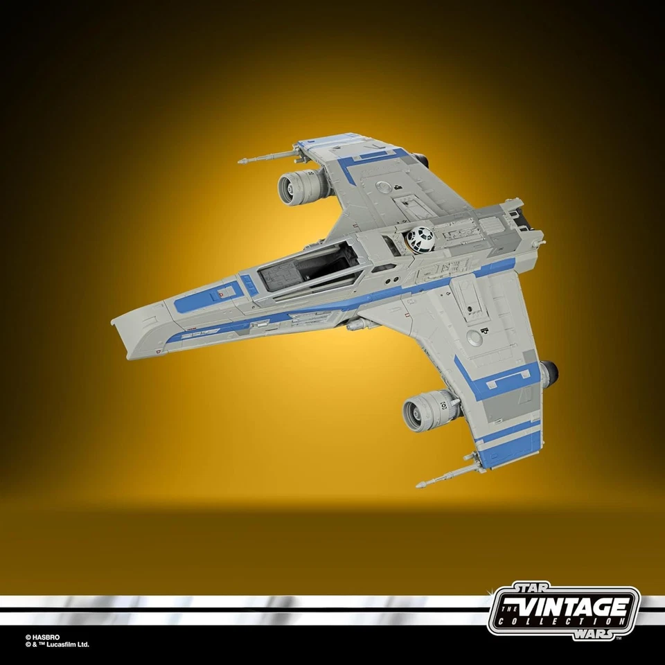 Neuf Republic E-Wing & KE4-N4 Figurine Set (Star Wars / The Collection Vintage) - Photo 4/4