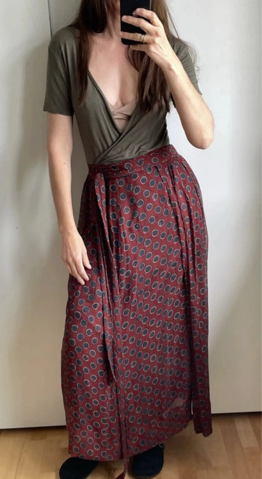 Isabel Marant maxi skirt wrap Ties Lined printed size 10  - Image 3 of 4