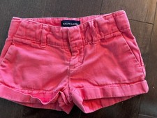 Polo Ralph Lauren Kids Girls Bright Pink Khaki Shorts Size 3T
